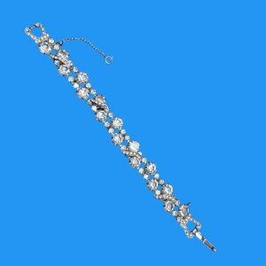 Weiss Rhinestone Bracelet Signed Circa 1960